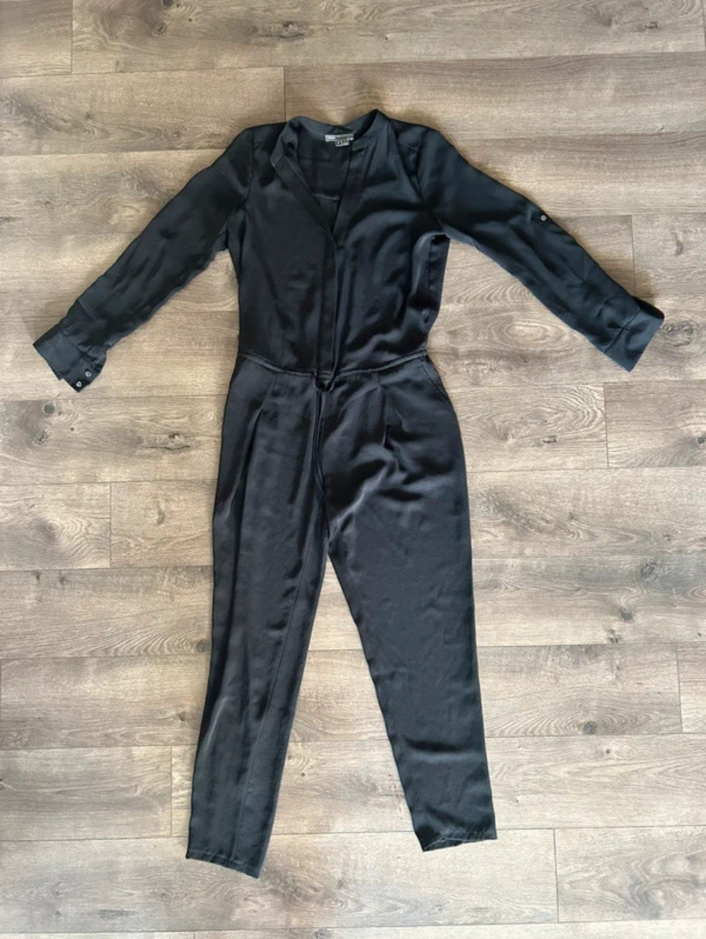 Vince Black Silk Blend Jumpsuit size 0